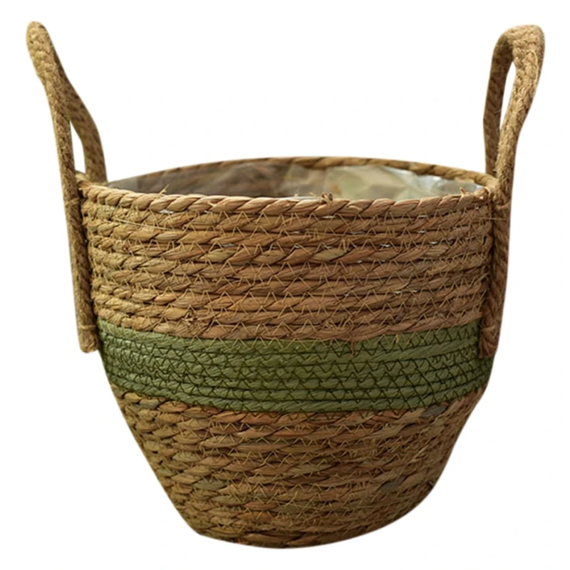 Handwoven Straw Flower Pot Indoor Plants Container Laundry Toy Storage Basket For Garden Home Decoration
Handwoven Straw Flower Pot Indoor Plants Container Laundry Toy Storage Basket For Garden Home Decoration