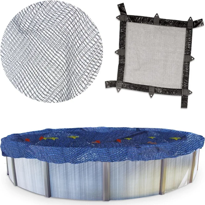 SWIMLINE HYDROTOOLS Leaf Net Heavy Duty Winter Leaf Net Pool Cover for Above Ground Swimming Pools | for 30 FT Round Pools
SWIMLINE HYDROTOOLS Leaf Net Heavy Duty Winter Leaf Net Pool Cover for Above Ground Swimming Pools | for 30 FT Round Pools