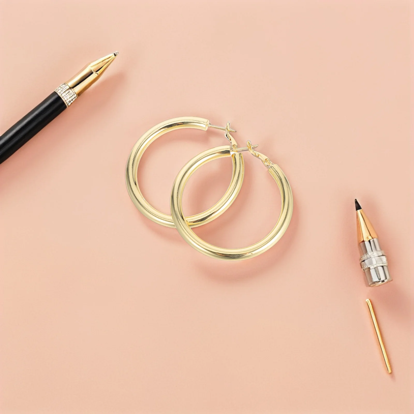 Round Circle Hoop for Women Girls Elegant Lightweight Chunky Stylish Trendy Fashion Earrings Minimalist Daily Wear Large Ear
Round Circle Hoop for Women Girls Elegant Lightweight Chunky Stylish Trendy Fashion Earrings Minimalist Daily Wear Large Ear