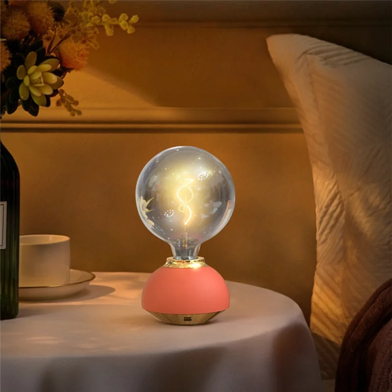 A07F-Glass LED Table Lamp Touch Dimmable Table Lamp Bulb Shaped Table Lamp For Indoor Decor Bedroom Table Lamp
A07F-Glass LED Table Lamp Touch Dimmable Table Lamp Bulb Shaped Table Lamp For Indoor Decor Bedroom Table Lamp