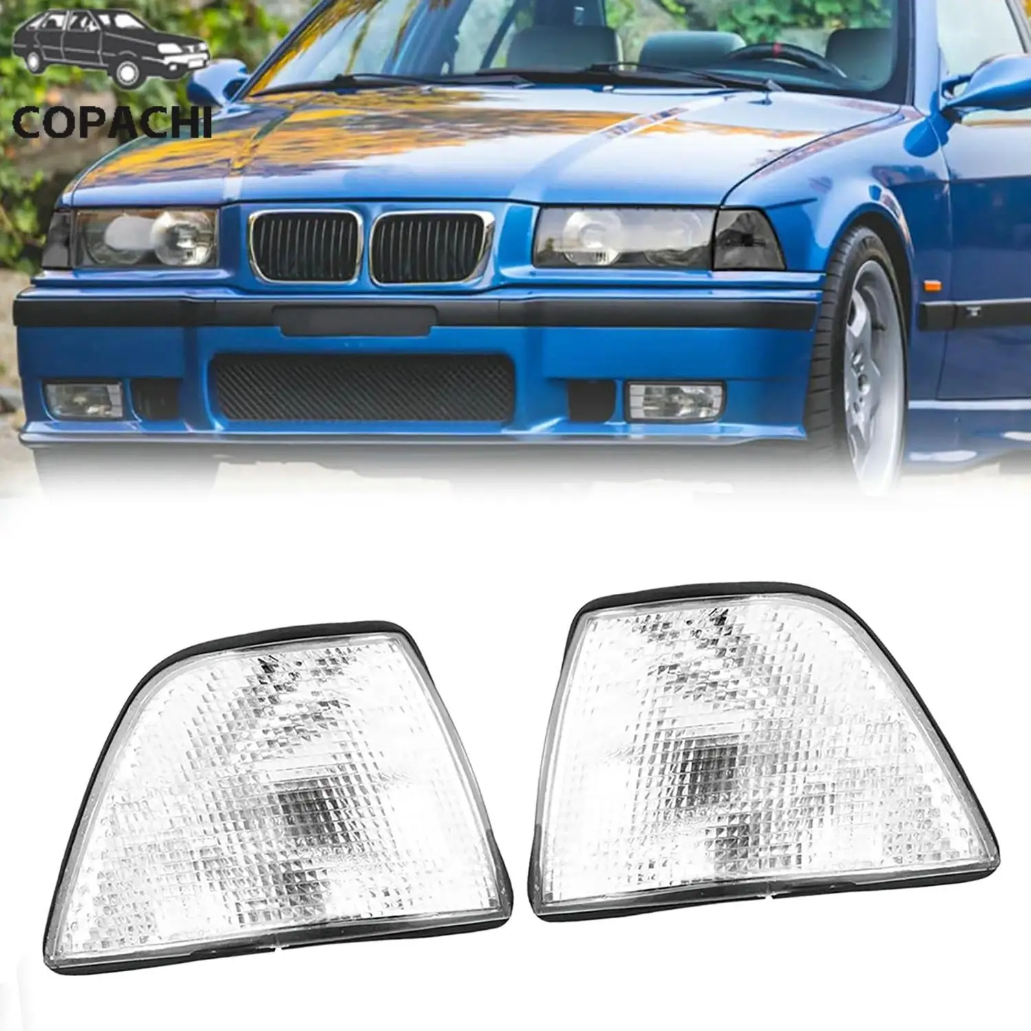 2 шт./пара, парковочные угловые сигнальные огни, набор ламп для 92-99 BMW 3 серии E36 4DR седан, двигатель, автомобильные аксессуары, запасные части
2 шт./пара, парковочные угловые сигнальные огни, набор ламп для 92-99 BMW 3 серии E36 4DR седан, двигатель, автомобильные аксессуары, запасные части