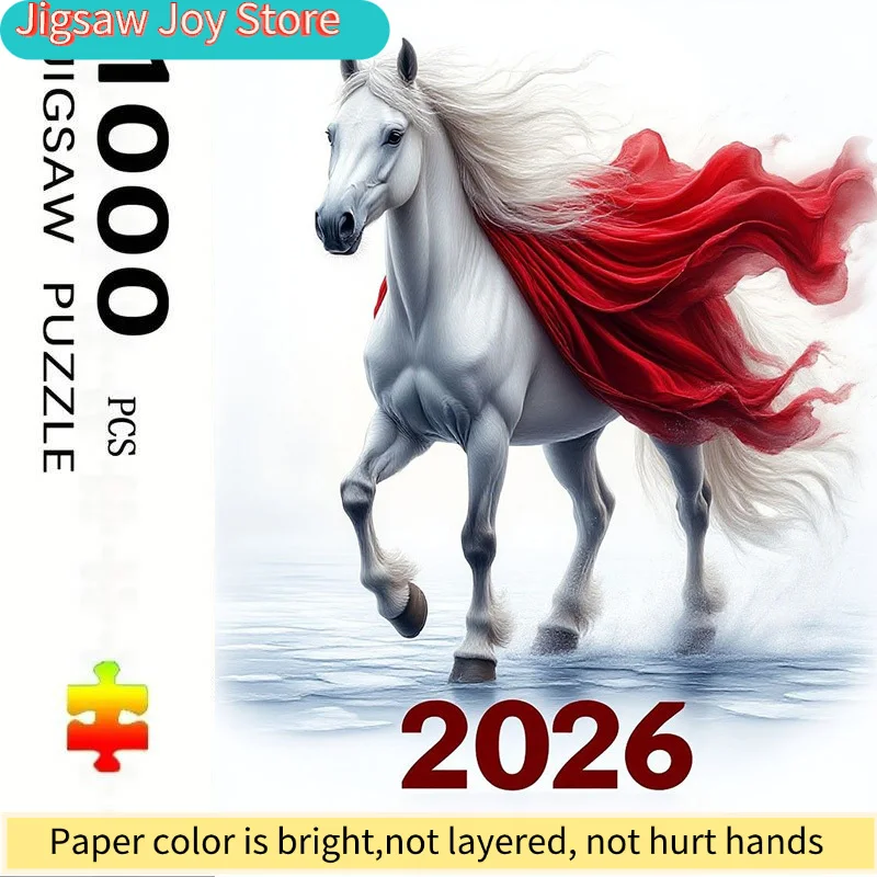 Большой пазл для взрослых: Картина с изображением белого коня в красном плаще, 70,0x50,01 см, декор для стен, развивающая игра для взрослых.
Большой пазл для взрослых: Картина с изображением белого коня в красном плаще, 70,0x50,01 см, декор для стен, развивающая игра для взрослых.