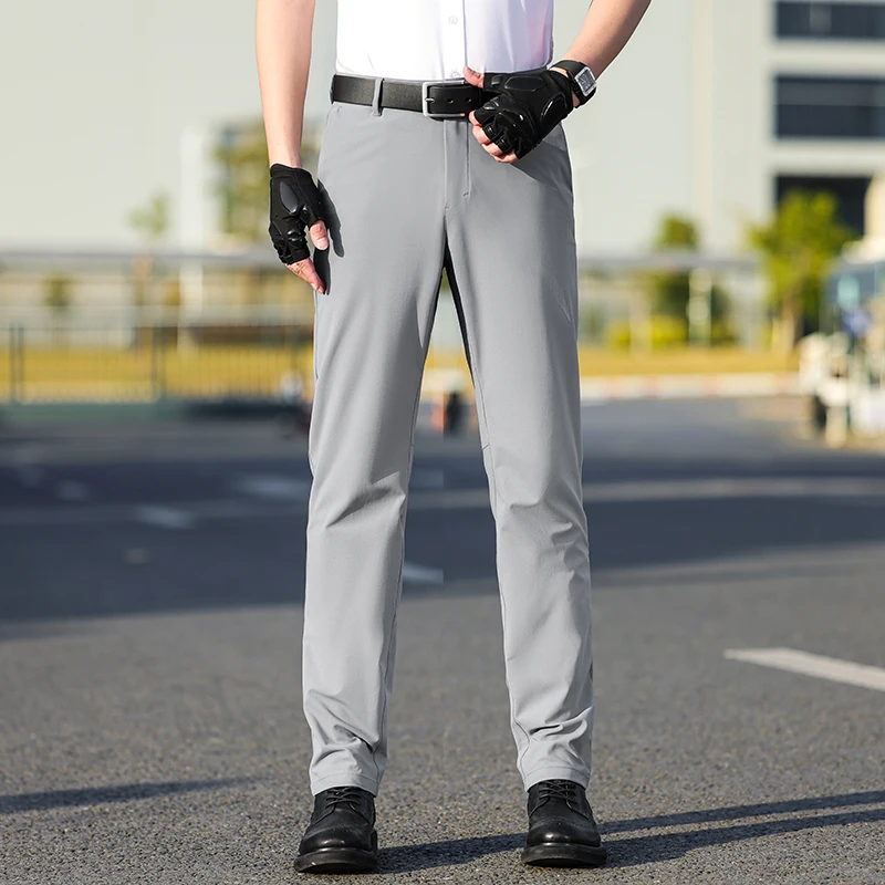 5007B Ice silk casual trousers men's summer thin section business suit trousers new loose straight trousers
5007B Ice silk casual trousers men's summer thin section business suit trousers new loose straight trousers