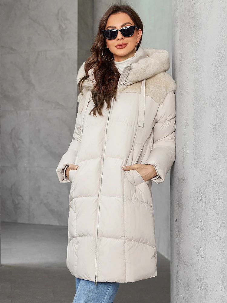 Cinemore Women's jacket long Fashion Grace women winter down jackets Zipper pocket with belt parka high quality outwear 9051
Cinemore Women's jacket long Fashion Grace women winter down jackets Zipper pocket with belt parka high quality outwear 9051