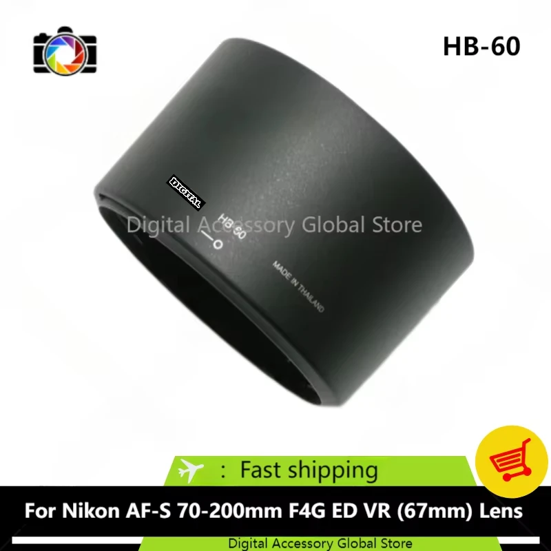 Новая оригинальная передняя бленда HB-60, детали для объектива камеры Nikon AF-S NIKKOR 70-200 мм F4G ED VR (67 мм)
Новая оригинальная передняя бленда HB-60, детали для объектива камеры Nikon AF-S NIKKOR 70-200 мм F4G ED VR (67 мм)