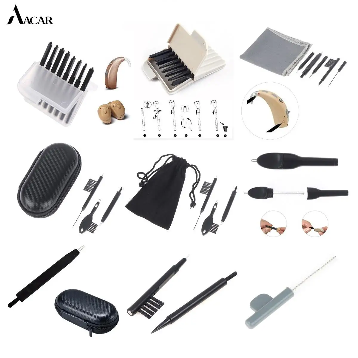1/2/3/6/8Pcs Hearing Aids In-ear Monitors Ear Wax Guards Prevents Guard Filter Hearing Aid Cleaning Kit Brush Vent Cleaner Tools
1/2/3/6/8Pcs Hearing Aids In-ear Monitors Ear Wax Guards Prevents Guard Filter Hearing Aid Cleaning Kit Brush Vent Cleaner Tools