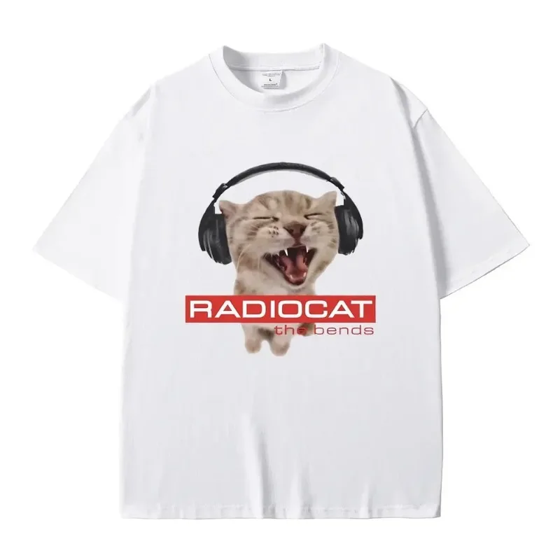 Футболка с мультяшным принтом Radiohead Cat, милая одежда с графическим рисунком для девочек, хлопковые удобные мягкие весенние футболки, женские футболки, топы
Футболка с мультяшным принтом Radiohead Cat, милая одежда с графическим рисунком для девочек, хлопковые удобные мягкие весенние футболки, женские футболки, топы