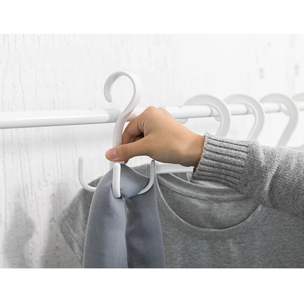 3pcs 360° Rotating 4 Hooks Hanger Rack Closet Organizer For Scarves Ties Belts Shoes Spinning Storage White Plastic
3pcs 360° Rotating 4 Hooks Hanger Rack Closet Organizer For Scarves Ties Belts Shoes Spinning Storage White Plastic