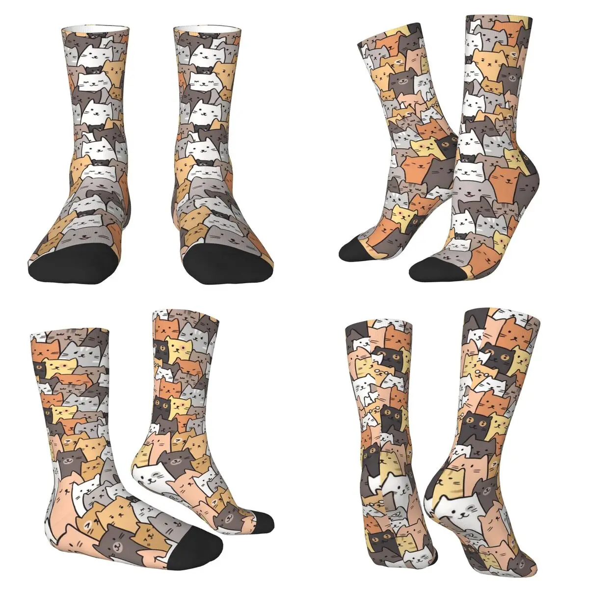 Cat Cartoon Print Socks Harajuku High Quality Stockings All Season Long Socks Accessories for Unisex Christmas Gifts
Cat Cartoon Print Socks Harajuku High Quality Stockings All Season Long Socks Accessories for Unisex Christmas Gifts