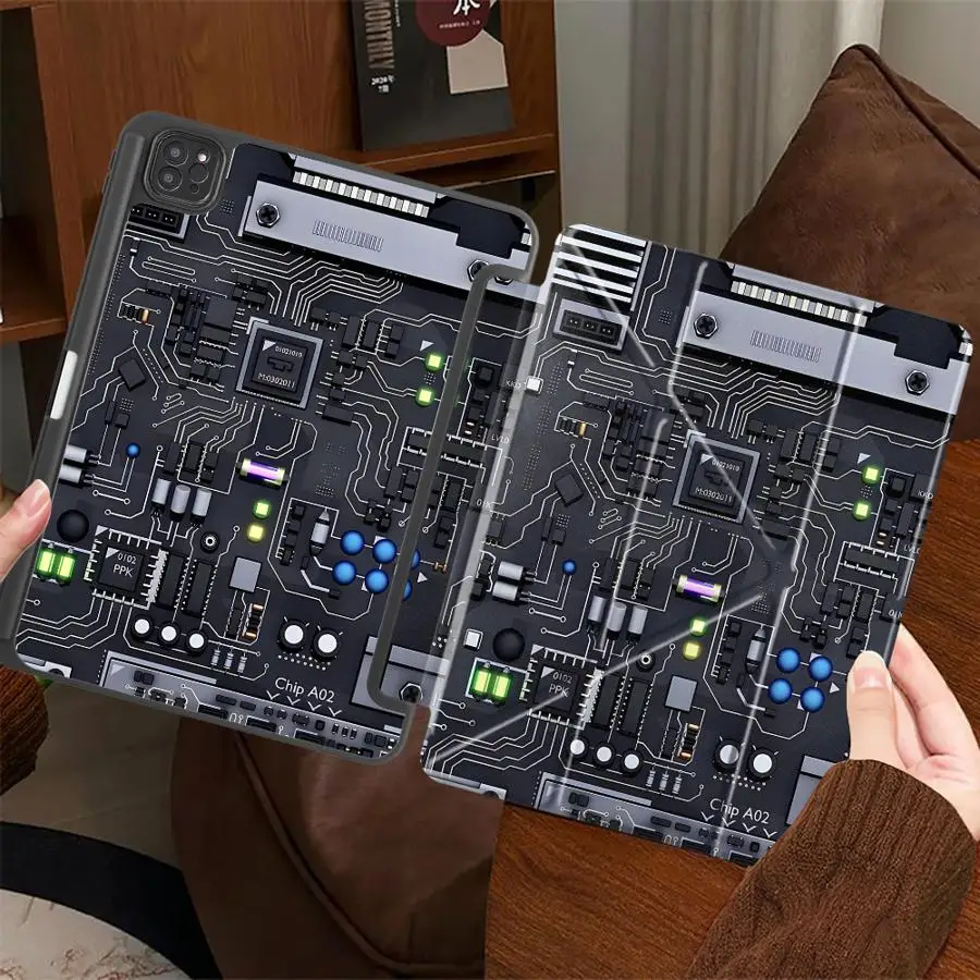 Electronic Components Tablet Case For iPad Mini 6 7 Pro 11th 10th 9th 8th 7th 12.9inch 2025 Air 4 5 M3 M2 1 2 M4 11inch
Electronic Components Tablet Case For iPad Mini 6 7 Pro 11th 10th 9th 8th 7th 12.9inch 2025 Air 4 5 M3 M2 1 2 M4 11inch