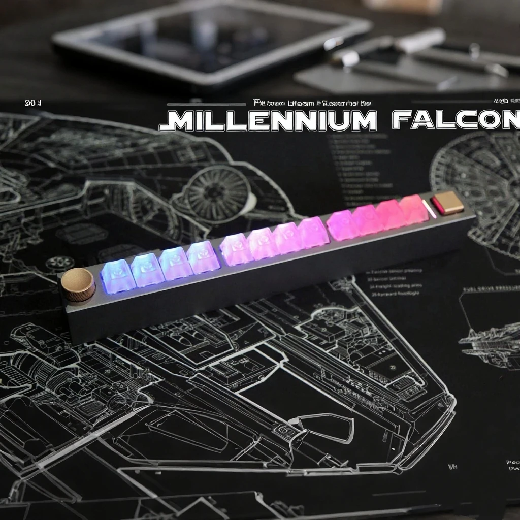 CIY WINGMAN XII Mechanical keyboard Wired Aluminium alloy 13 Keys Custom RGB Hot swappable F-zone volume knob Accessories Gifts
CIY WINGMAN XII Mechanical keyboard Wired Aluminium alloy 13 Keys Custom RGB Hot swappable F-zone volume knob Accessories Gifts