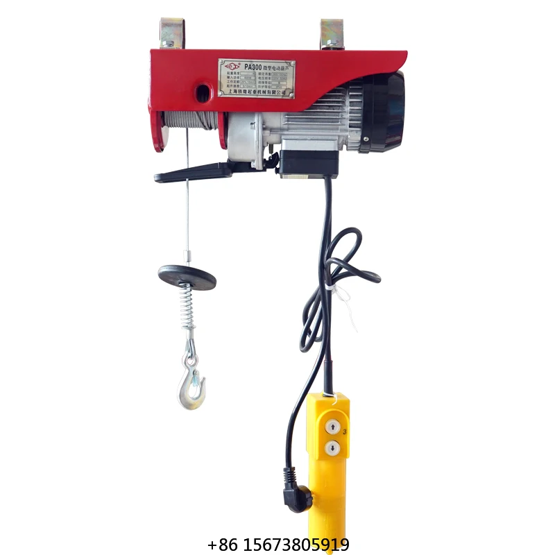 Construction and Mining 220v Pa1000 500kg 1000kg Mini Electric Hoist
Construction and Mining 220v Pa1000 500kg 1000kg Mini Electric Hoist