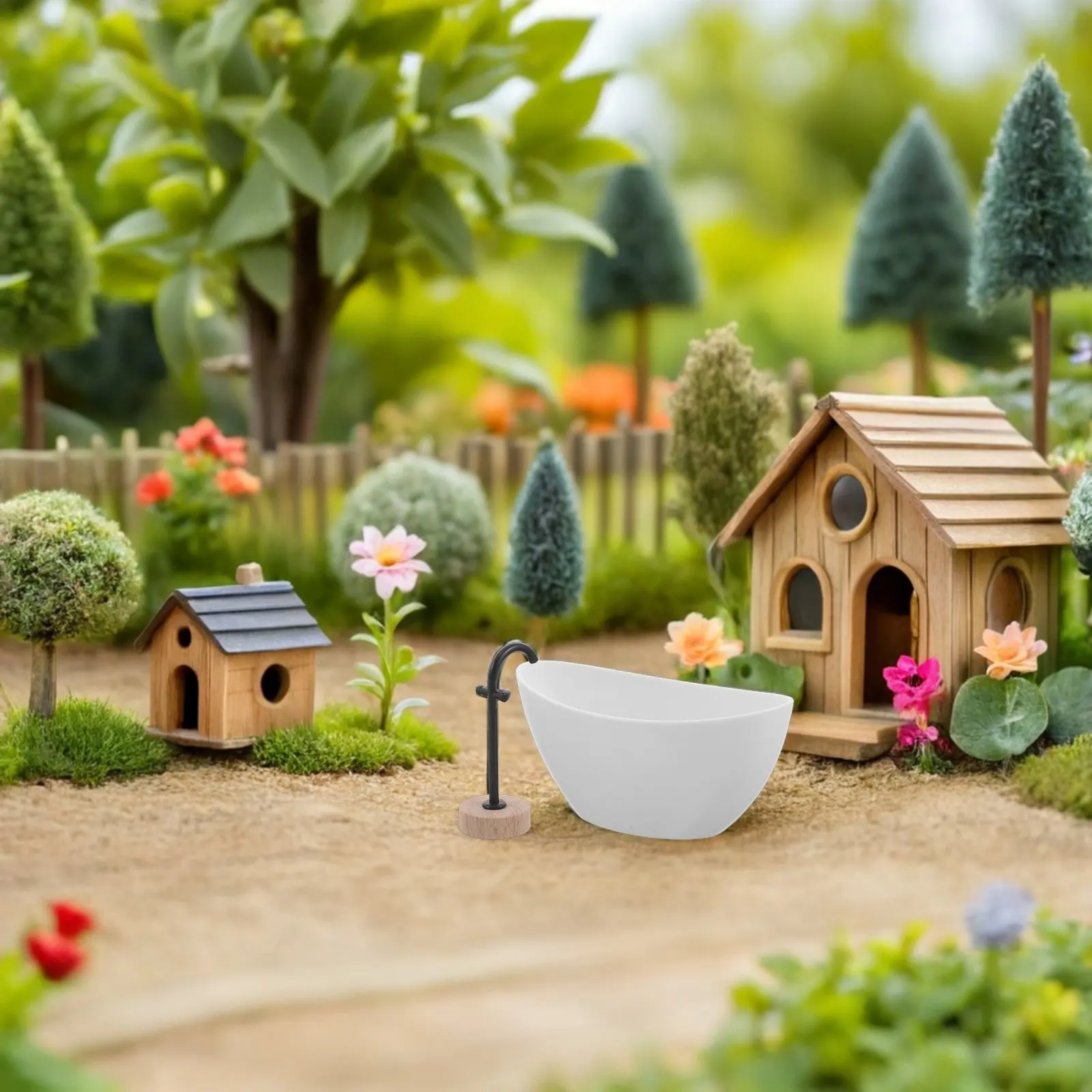 1Set Mini Bathroom Furniture Accessories 1:12 Scale Realistic Bathtub Floor Shower Faucet Creative DIY Use Tiny Working Bathtub
1Set Mini Bathroom Furniture Accessories 1:12 Scale Realistic Bathtub Floor Shower Faucet Creative DIY Use Tiny Working Bathtub