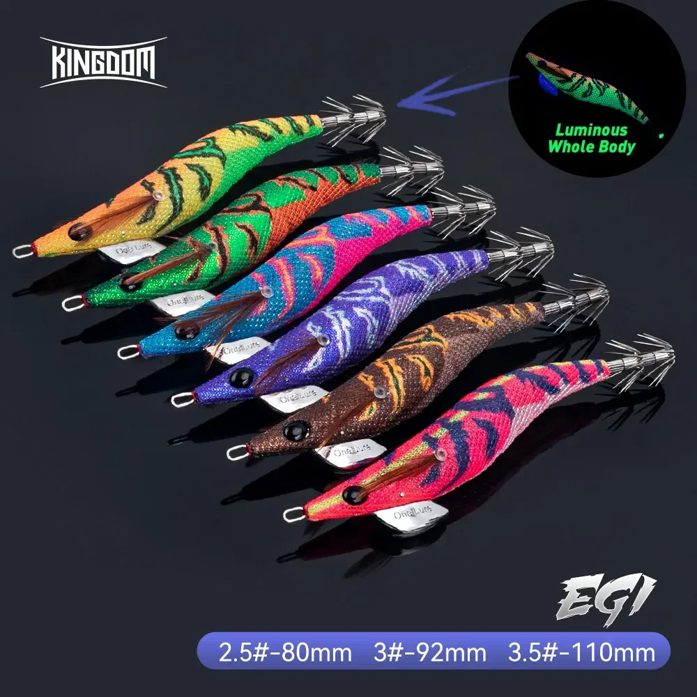 Kingdom Egi Squid Bait 2.5# 3.0# 3.5# Artificial Jigging Lures Slow Sinking Squid Hooks Sea Fishing Octopus Cuttlefish Luminous
Kingdom Egi Squid Bait 2.5# 3.0# 3.5# Artificial Jigging Lures Slow Sinking Squid Hooks Sea Fishing Octopus Cuttlefish Luminous