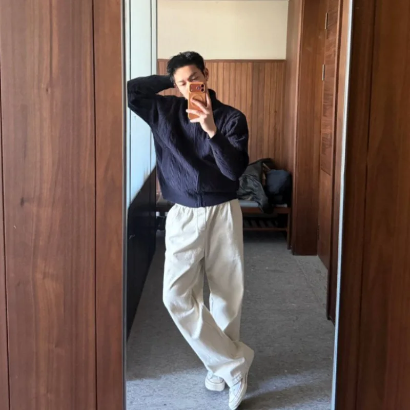 Spring And Autumn Comfortable Drape Pants Loose White Denim Casual Straight French Retro Solid Color Pants
Spring And Autumn Comfortable Drape Pants Loose White Denim Casual Straight French Retro Solid Color Pants