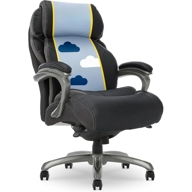 Black Big & Tall Bonded Leather Executive Chair – Layers Technology, Wide Cushion & Rolling Swivel Wheels
Black Big & Tall Bonded Leather Executive Chair – Layers Technology, Wide Cushion & Rolling Swivel Wheels