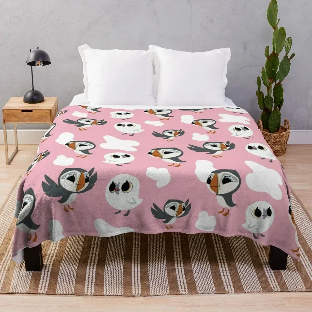 Puffin rock repeated pattern- pink colour Throw Blanket Luxurious Soft Fuzzy Blanket for Sofa Bed
Puffin rock repeated pattern- pink colour Throw Blanket Luxurious Soft Fuzzy Blanket for Sofa Bed