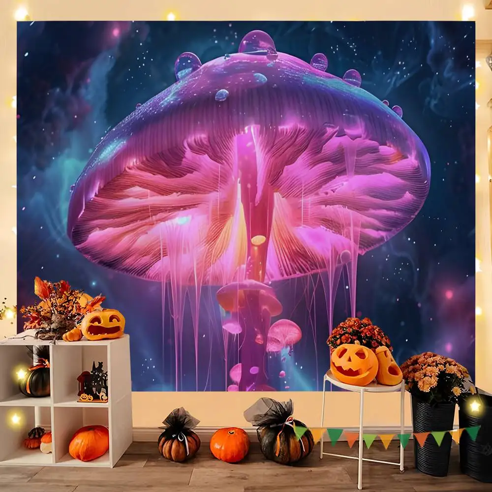 Magical Colors Neon Mushroom Tapestry Hanging Dormitory Room Bedspread Blanket Children's Room Party Home Decoration Gift
Magical Colors Neon Mushroom Tapestry Hanging Dormitory Room Bedspread Blanket Children's Room Party Home Decoration Gift