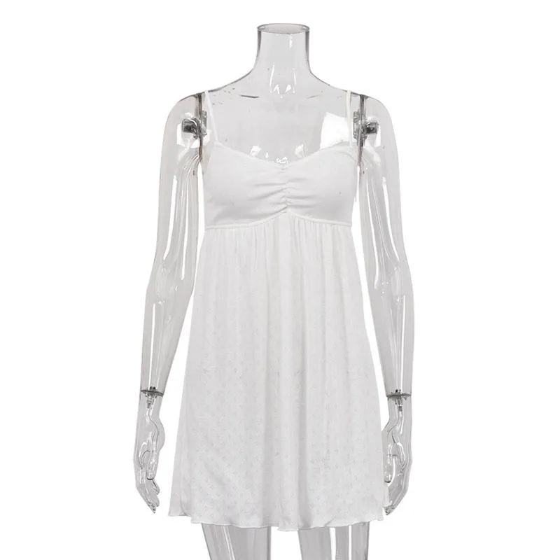 2025 Spring and Summer New Comfortable Casual Jacquard Pleated Sling Sleeveless V-neck Short Dress Club Clothing Vestidos
2025 Spring and Summer New Comfortable Casual Jacquard Pleated Sling Sleeveless V-neck Short Dress Club Clothing Vestidos