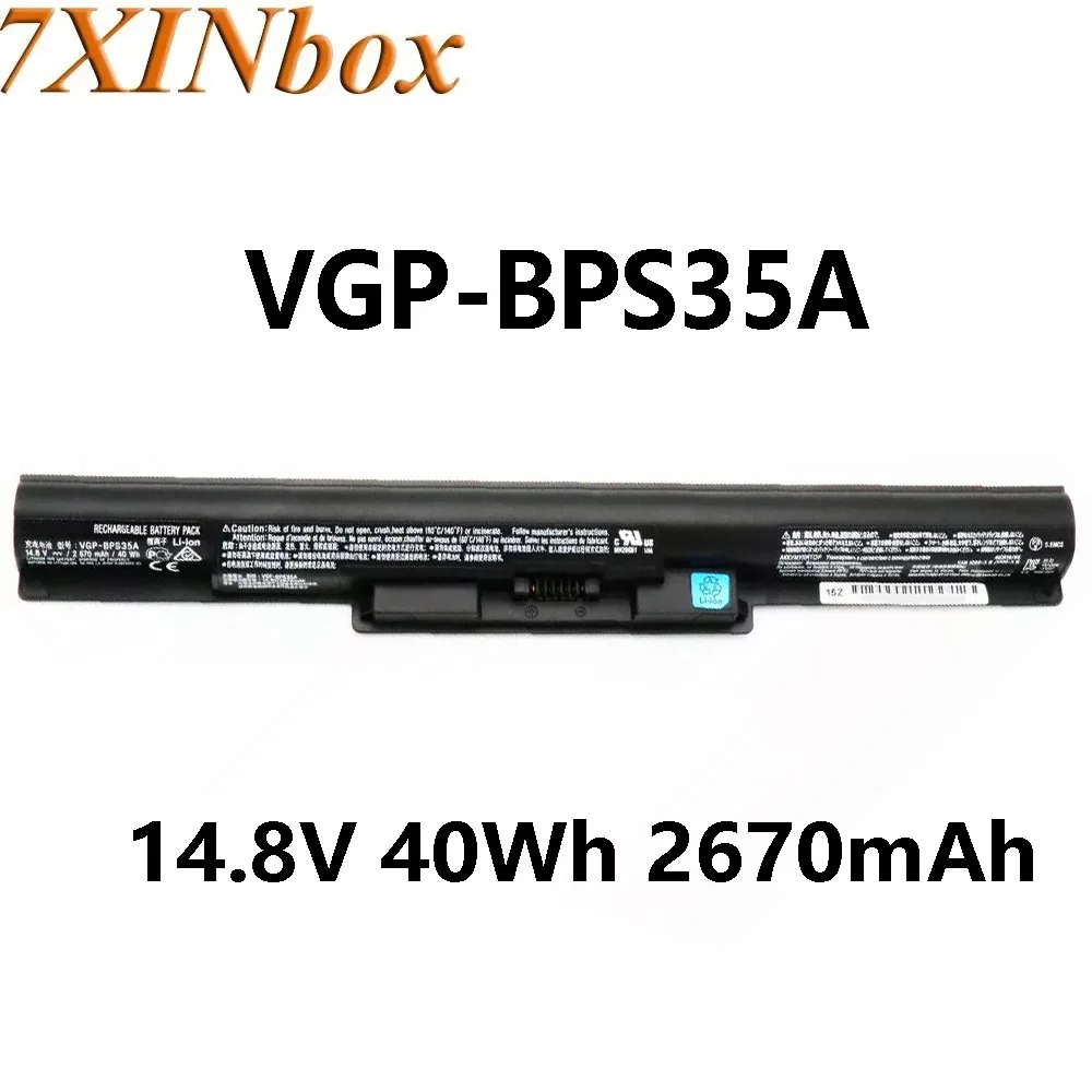 7XINbox VGP-BPS35A BPS35A 14,8 В 2670 мАч 40 Втч аккумулятор для ноутбука SONY VAIO Fit 14E 15E серии SVF1521A2E SVF15217SC SVF14215SC
7XINbox VGP-BPS35A BPS35A 14,8 В 2670 мАч 40 Втч аккумулятор для ноутбука SONY VAIO Fit 14E 15E серии SVF1521A2E SVF15217SC SVF14215SC