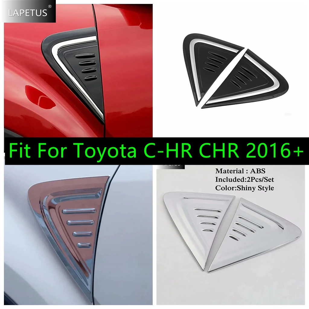 ABS Auto Door Side Fender Air Vent Leaf Board Decor Cover Trim For Toyota C-HR CHR 2016 - 2021 Chrome Accessories Exterior Kit
ABS Auto Door Side Fender Air Vent Leaf Board Decor Cover Trim For Toyota C-HR CHR 2016 - 2021 Chrome Accessories Exterior Kit