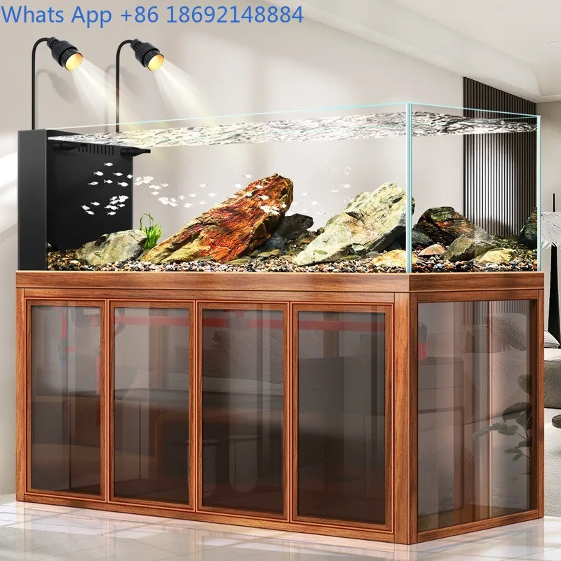 Stream Fish Tank Living Room Home Large High-End Fish Tank Ecological Landscaping Aquatic Plant Tank
Stream Fish Tank Living Room Home Large High-End Fish Tank Ecological Landscaping Aquatic Plant Tank
