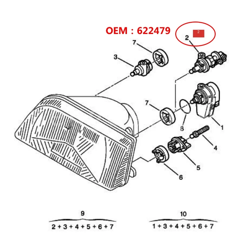Для Citroen ZX (N2) Jumpy Peugeot 106 OE622479 96082019 Expert Platform Van блок регулировки дальности фар, регулятор головного света
Для Citroen ZX (N2) Jumpy Peugeot 106 OE622479 96082019 Expert Platform Van блок регулировки дальности фар, регулятор головного света