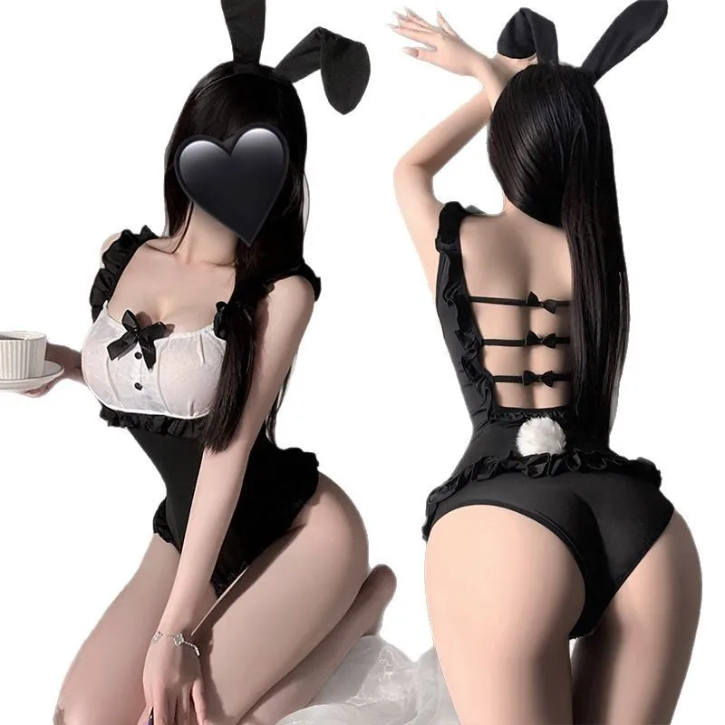 Lolita Japanese Sexy Bunny Costumes Backless Lingerie Naughty Rabbit Cosplay Uniform Cute Bunny Girl Bodysuit One Piece Jumpsuit
Lolita Japanese Sexy Bunny Costumes Backless Lingerie Naughty Rabbit Cosplay Uniform Cute Bunny Girl Bodysuit One Piece Jumpsuit