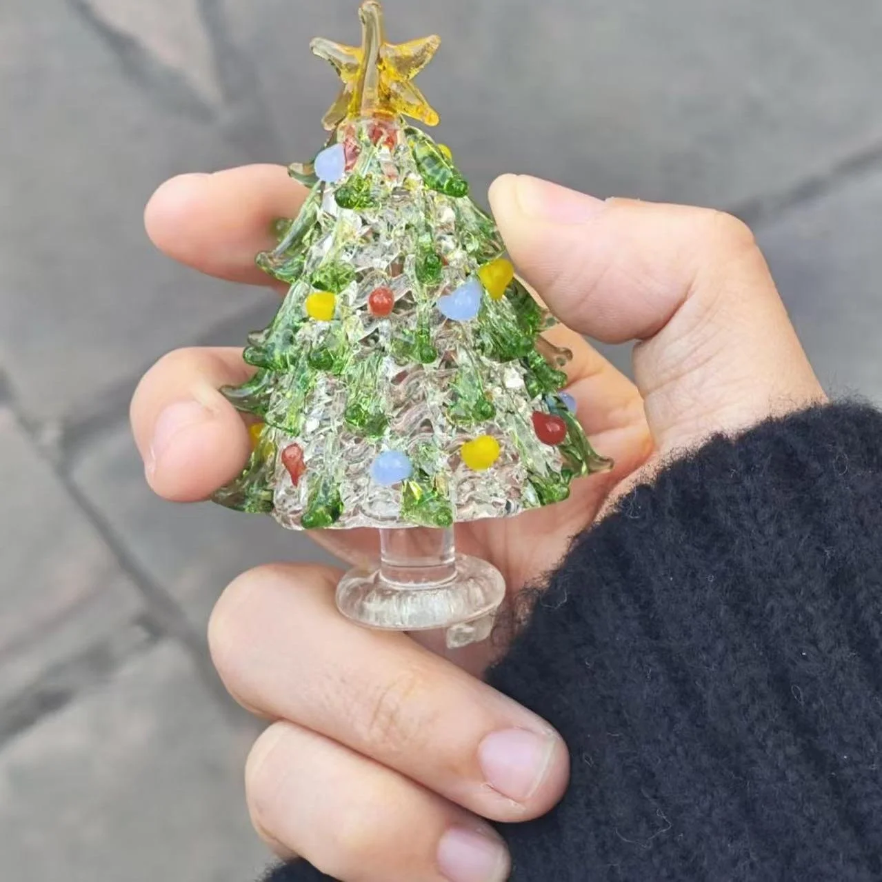 Handmade Blown Glass Cisas Tree Decoration Light Boan Tabletop Ornament Gift Festival Supplies Cisas Decorations
Handmade Blown Glass Cisas Tree Decoration Light Boan Tabletop Ornament Gift Festival Supplies Cisas Decorations