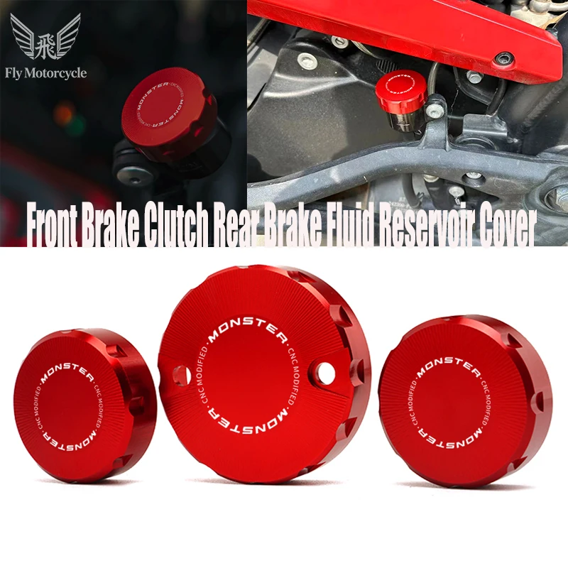 For Ducati Monster 950 1100 S/EVO 1200 S/R 749 848 996 Accessories CNC Front Brake Clutch Rear Brake Fluid Reservoir Cover
For Ducati Monster 950 1100 S/EVO 1200 S/R 749 848 996 Accessories CNC Front Brake Clutch Rear Brake Fluid Reservoir Cover