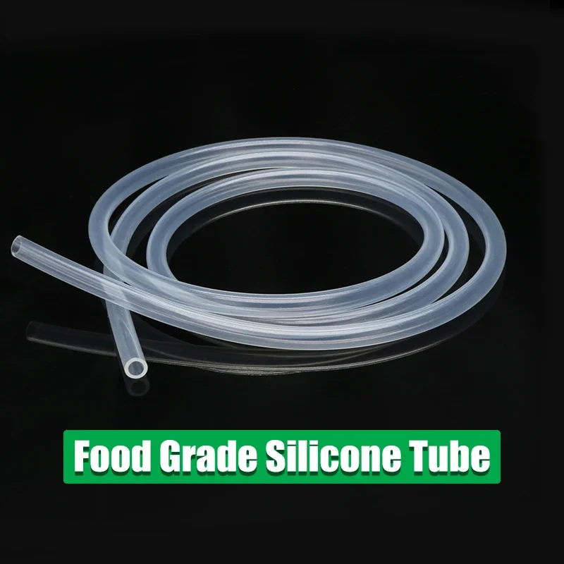 1/5/10M Food Grade Clear Transparent Silicone Rubber Hose ID 0.5 1 2 3 4 5 6 7 8 9 10 12mm O.D Flexible Nontoxic Silicone Tube
1/5/10M Food Grade Clear Transparent Silicone Rubber Hose ID 0.5 1 2 3 4 5 6 7 8 9 10 12mm O.D Flexible Nontoxic Silicone Tube