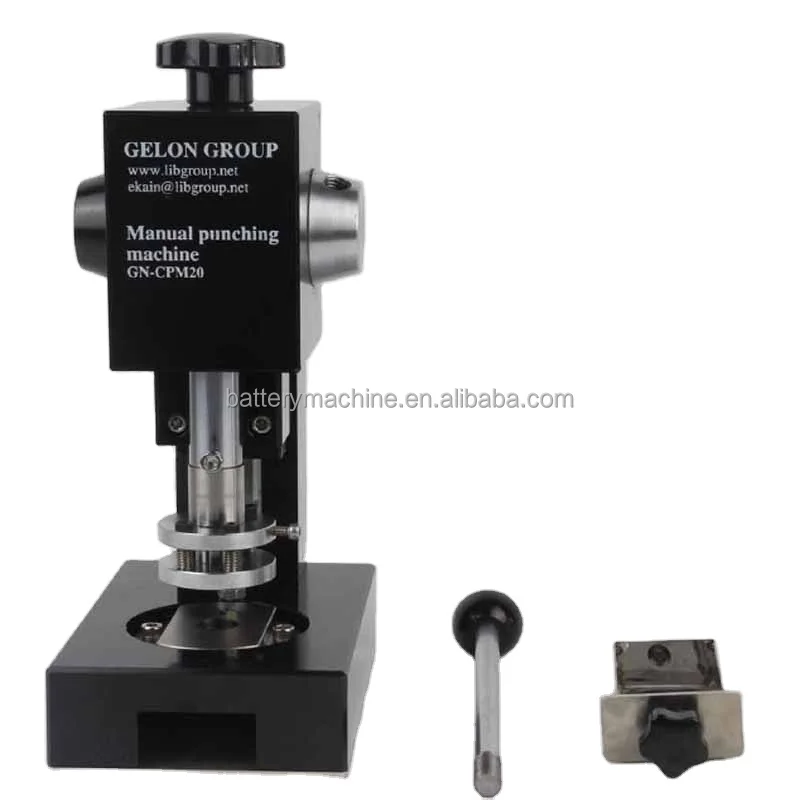 Lithium Ion Battery Equipment Manual Hole Punching Machine for Coin Cell Research
Lithium Ion Battery Equipment Manual Hole Punching Machine for Coin Cell Research