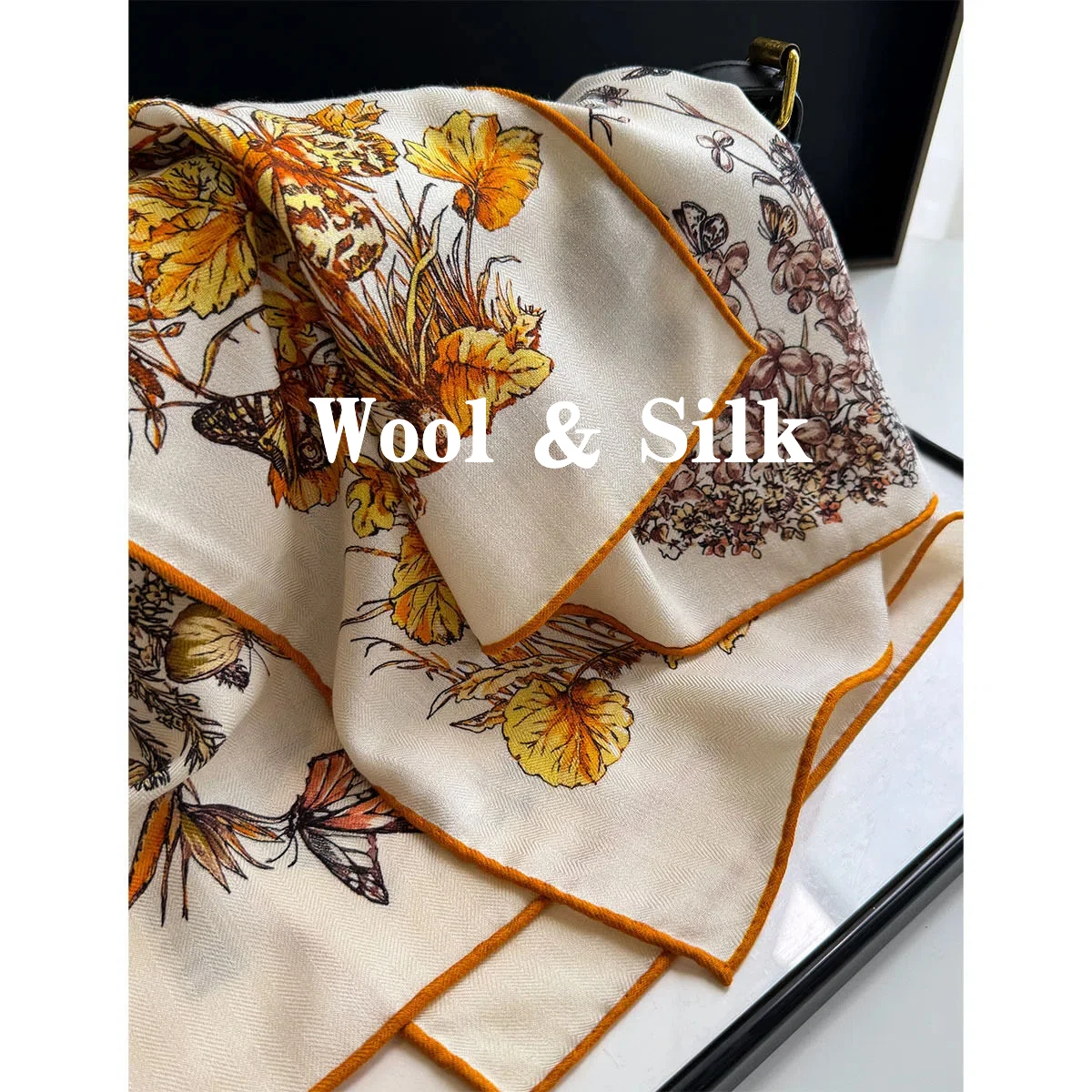 2026 Wool Silk Scarf Ladies Handkerchiefs Luxury Brands Butterfly Flower Neck Scarves 82% Wool 18% Silk Neck Warmer Muffler
2026 Wool Silk Scarf Ladies Handkerchiefs Luxury Brands Butterfly Flower Neck Scarves 82% Wool 18% Silk Neck Warmer Muffler