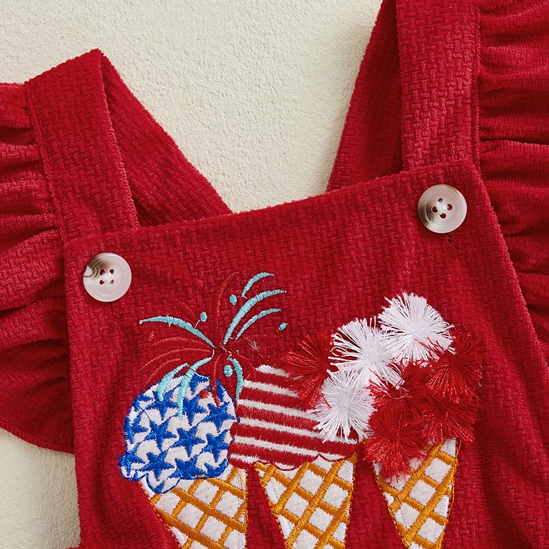 Toddler Girl Independence Day Dress American Flag Print Sleeveless Ruffle Romper with Bow Headband 2 Piece Outfit Set
Toddler Girl Independence Day Dress American Flag Print Sleeveless Ruffle Romper with Bow Headband 2 Piece Outfit Set