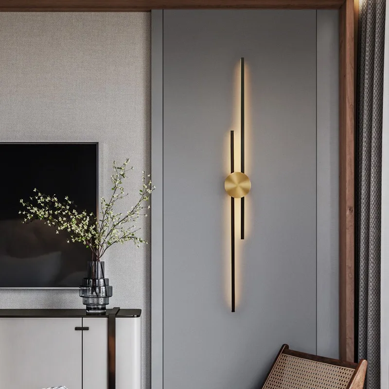All Copper Wall Lamp Modern Light Luxury Staircase Living Room Sofa TV Background Wall Light Creative Simple Bedroom Lamp
All Copper Wall Lamp Modern Light Luxury Staircase Living Room Sofa TV Background Wall Light Creative Simple Bedroom Lamp