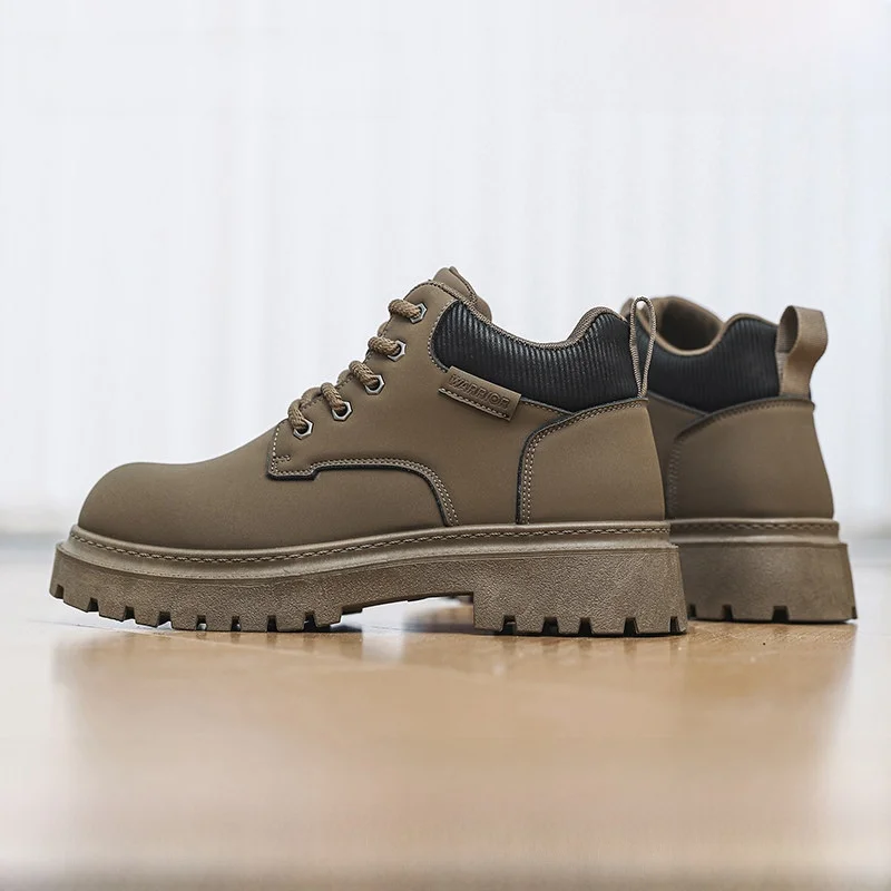 Warrior Men's Boots Casual Outdoor Workwear Shoes Mountain Climbing Hiking Shoes round Toe Artificial Leather
Warrior Men's Boots Casual Outdoor Workwear Shoes Mountain Climbing Hiking Shoes round Toe Artificial Leather