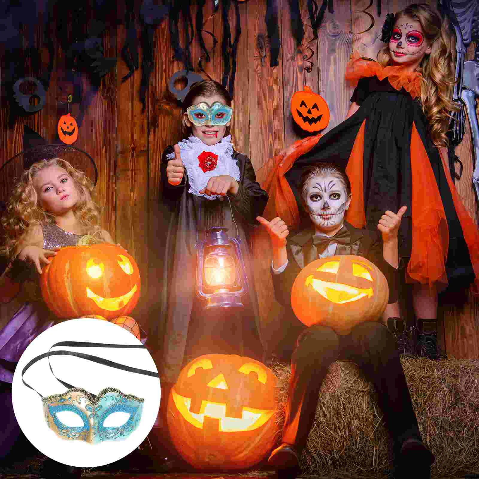 Children's Half Face Mask Clown Masquerade Party Creative for Kids Plastic Halloween Man Prop
Children's Half Face Mask Clown Masquerade Party Creative for Kids Plastic Halloween Man Prop