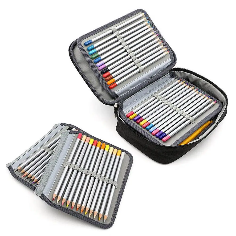 Pencil Case 72 Slots Bag Colored Holder Marker Carrying Storage Coloring Zipper
Pencil Case 72 Slots Bag Colored Holder Marker Carrying Storage Coloring Zipper