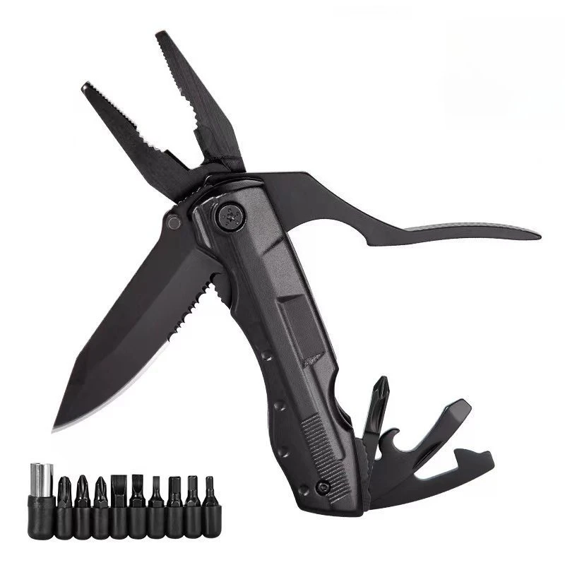 Stainless Steel Multifunctional Knife Pliers Outdoor Camping Portable Tool Screwdriver Bit Combination Set
Stainless Steel Multifunctional Knife Pliers Outdoor Camping Portable Tool Screwdriver Bit Combination Set