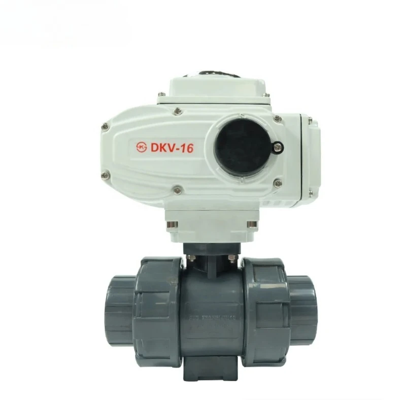 DKV DN25 PVC Electric Actuator Ball Valve 220V 1" UPVC Motorized Ball Valve Sch 80 Socket Plastic Electrical Ball Valve
DKV DN25 PVC Electric Actuator Ball Valve 220V 1" UPVC Motorized Ball Valve Sch 80 Socket Plastic Electrical Ball Valve