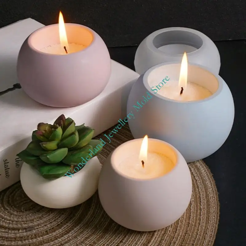 H7EB Flexible Multi Size Silicone Resin Molds for DIY Storage Containers Candles Holders and Concrete Flower Pot Crafts
H7EB Flexible Multi Size Silicone Resin Molds for DIY Storage Containers Candles Holders and Concrete Flower Pot Crafts