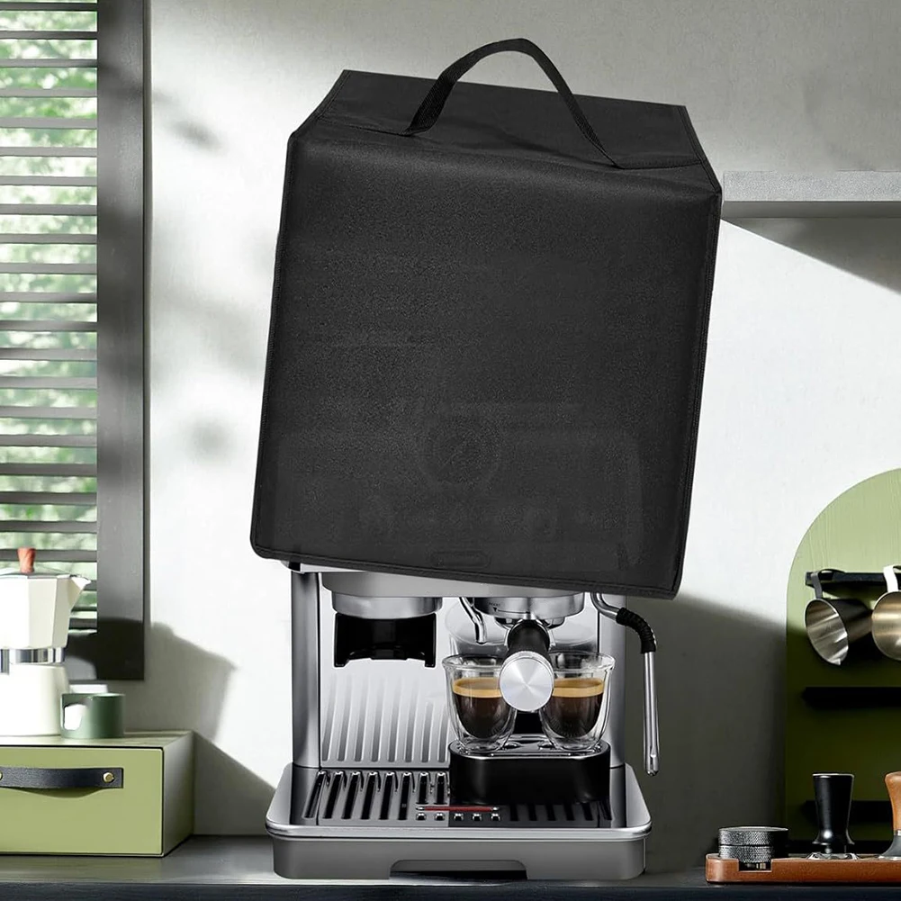Black Coffee Machine Dust Cover for DE LONGHI La Specialista Arte 40x40x40cm Protects from Oil Smoke and Kitchen Debris
Black Coffee Machine Dust Cover for DE LONGHI La Specialista Arte 40x40x40cm Protects from Oil Smoke and Kitchen Debris