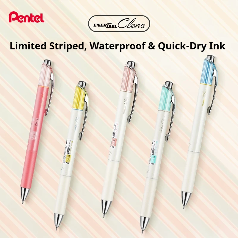 Гелевая ручка Pentel Energel BLN75 Stripe Limited, быстросохнущая, выдвижная, 0.3/0.4/0.5 мм, черная, с гладким письмом и удобным захватом, для ежедневного использования
Гелевая ручка Pentel Energel BLN75 Stripe Limited, быстросохнущая, выдвижная, 0.3/0.4/0.5 мм, черная, с гладким письмом и удобным захватом, для ежедневного использования