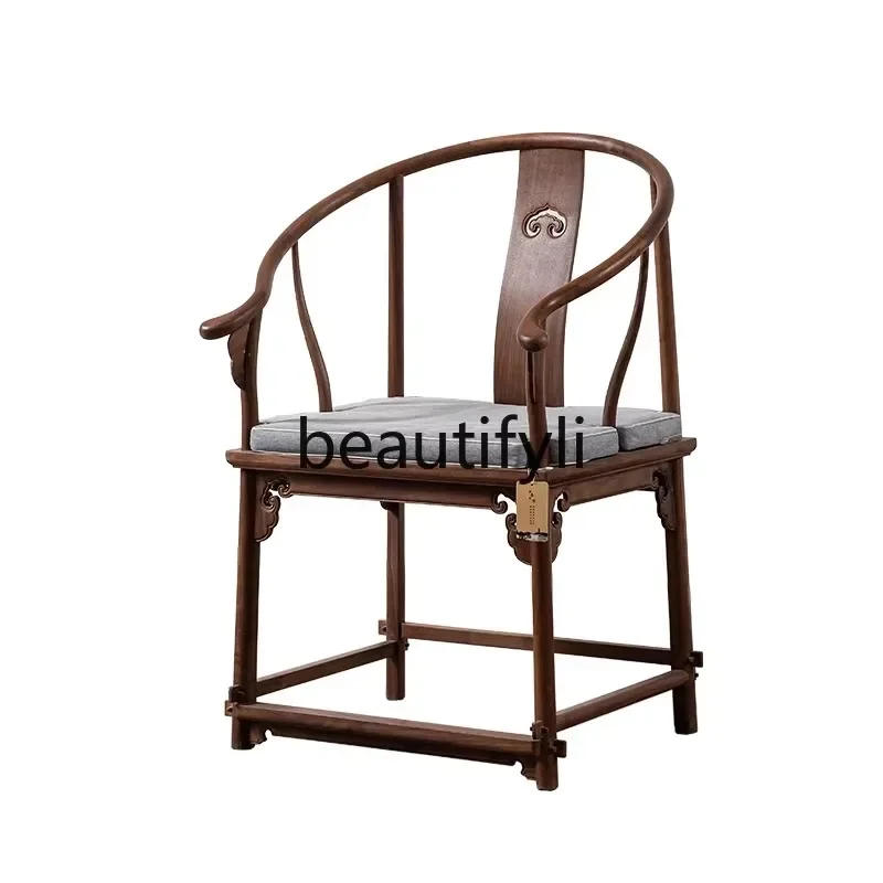 TTT North American black walnut armchair three-piece set New Chinese tea chair backrest Zen Taishi chair
TTT North American black walnut armchair three-piece set New Chinese tea chair backrest Zen Taishi chair