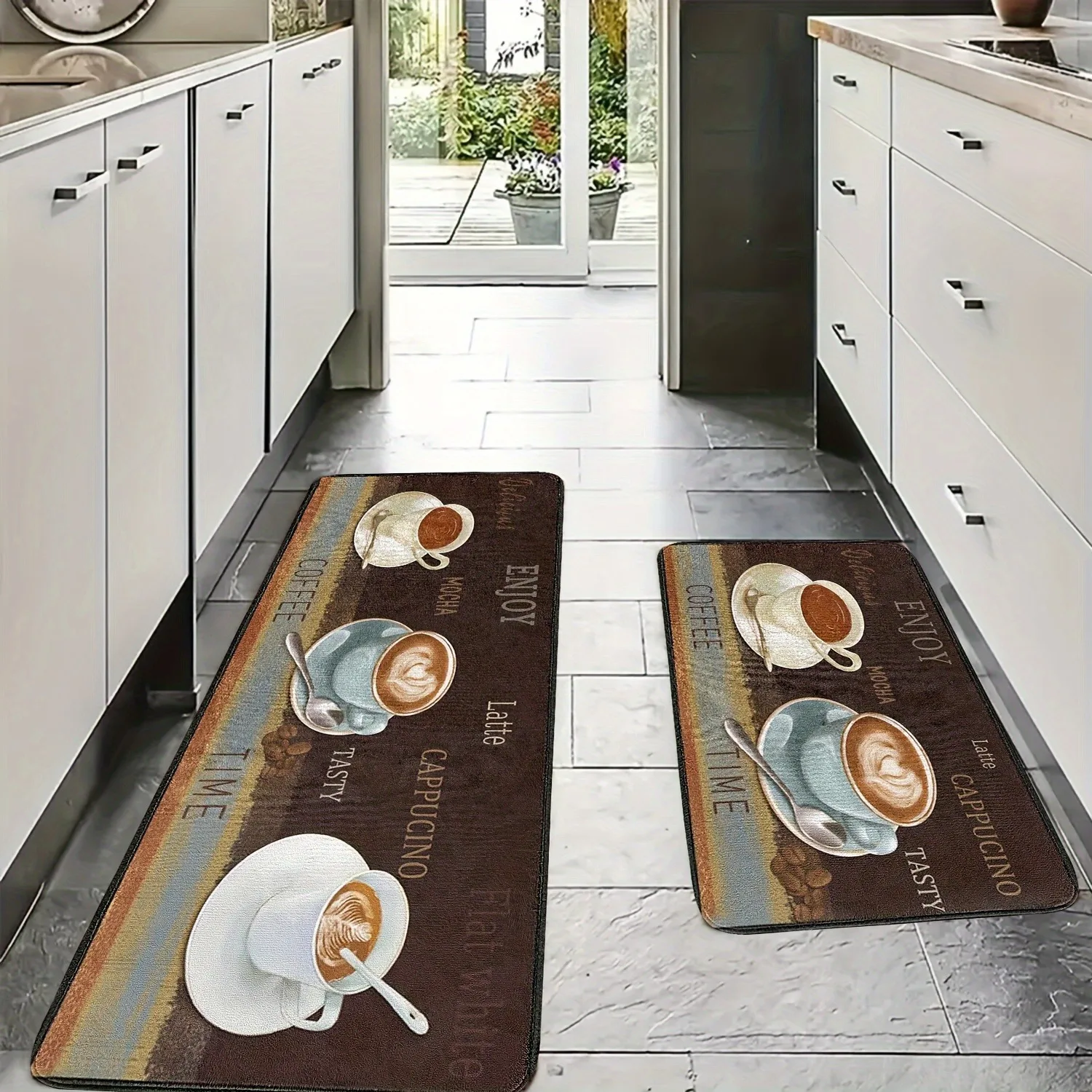1PC Coffee Time Pattern Kitchen Rug Non-Slip Door Mat Pop design Bathroom Rug Bath Mat Carpet for Home Sink Laundry ecoreeree
1PC Coffee Time Pattern Kitchen Rug Non-Slip Door Mat Pop design Bathroom Rug Bath Mat Carpet for Home Sink Laundry ecoreeree