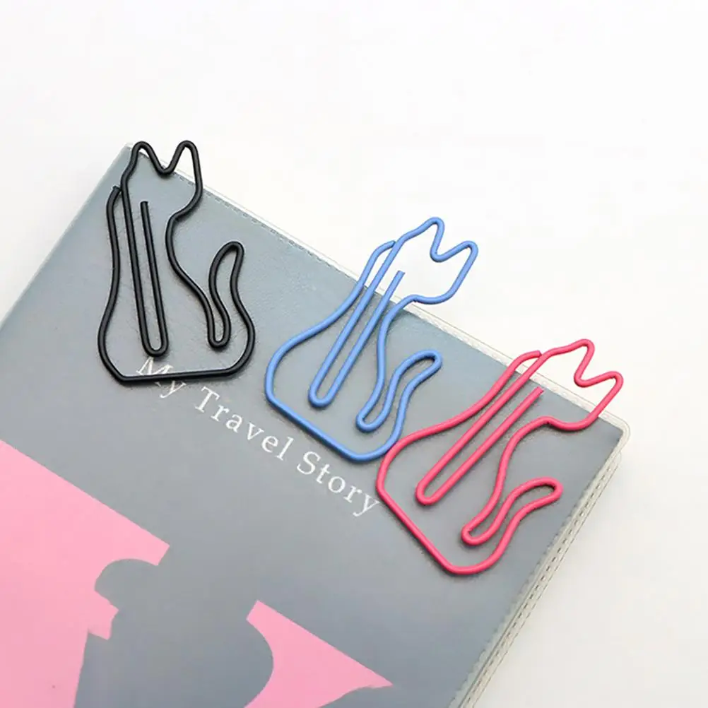 24 Pcs Cat Shaped Metal Paper Clips Colorful Animal Bookmarks Cute Cartoon Office Supplies Study Accessories Random Colors
24 Pcs Cat Shaped Metal Paper Clips Colorful Animal Bookmarks Cute Cartoon Office Supplies Study Accessories Random Colors