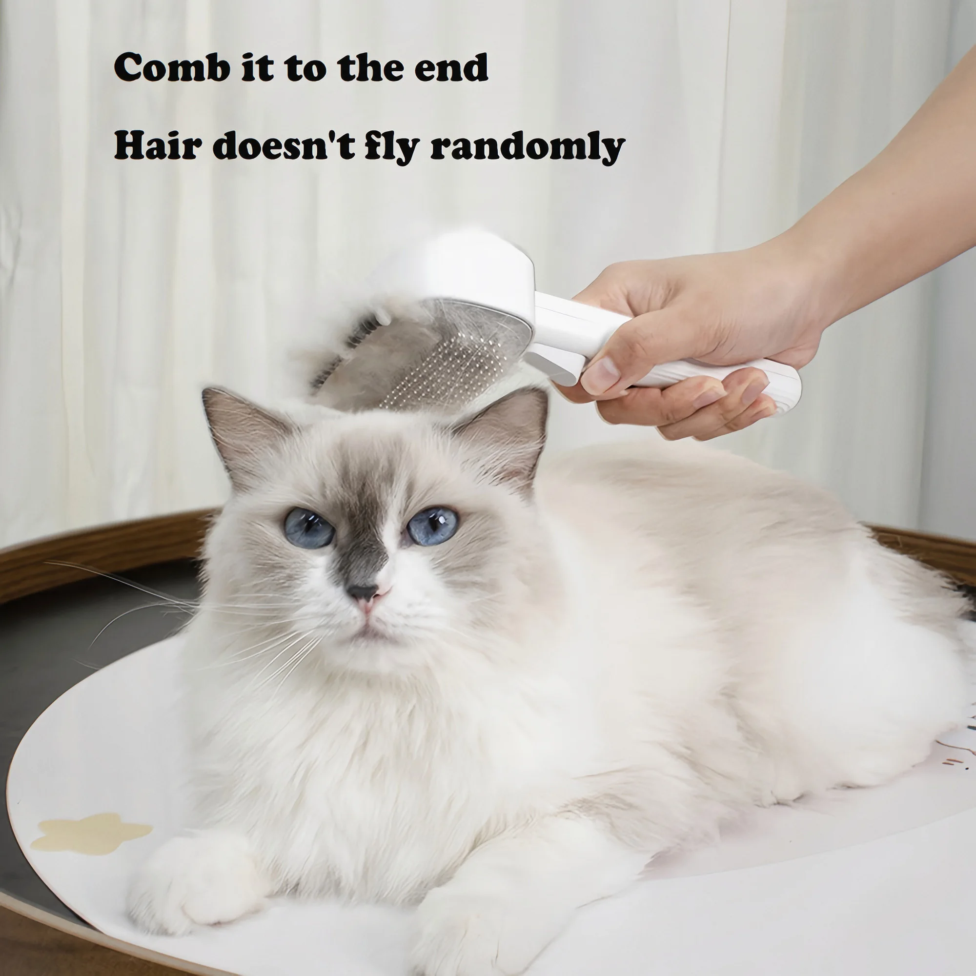 Dog Hair Remover Brush Effortless Knot Remover & Hair Collector Painless Detangling for Cats & Dogs with Thick Fur
Dog Hair Remover Brush Effortless Knot Remover & Hair Collector Painless Detangling for Cats & Dogs with Thick Fur