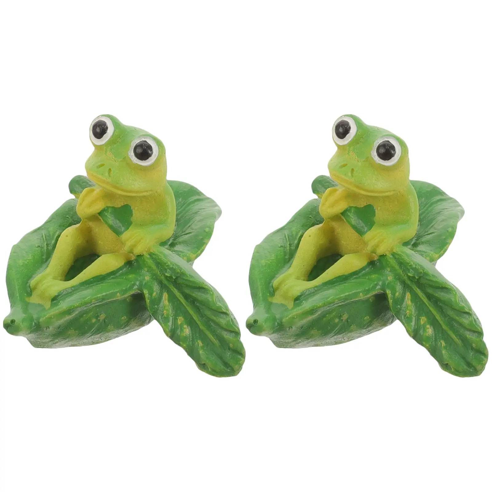 2 Pcs Frog Ornaments Decorations Mini Sculpture Statue Household Tiny Resin Frogs Decorative
2 Pcs Frog Ornaments Decorations Mini Sculpture Statue Household Tiny Resin Frogs Decorative