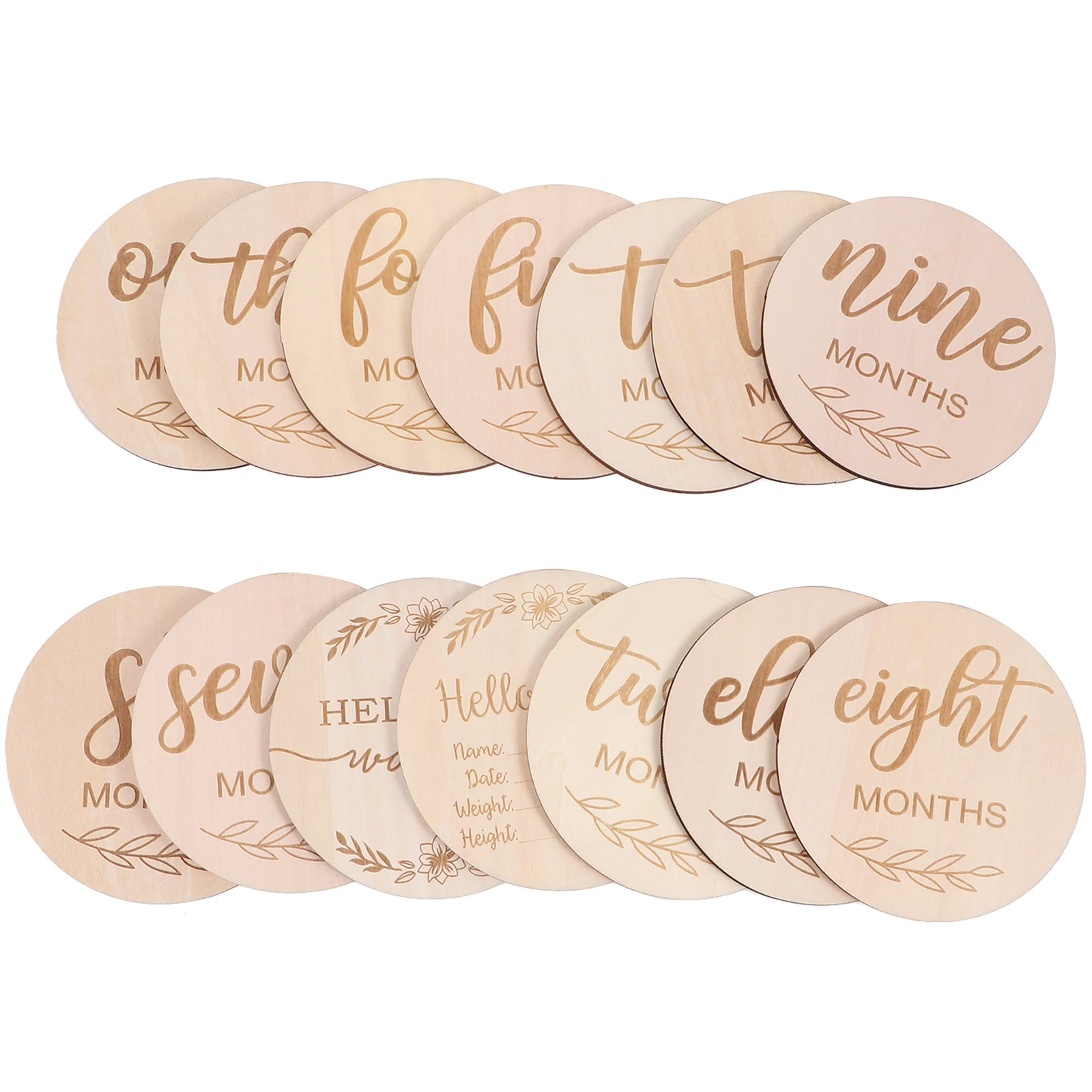 1 set Monthly for Baby Milestone Photo Monthly Wooden Cards Props Natural Wood Baby Milestone Cards Newborn Accessories
1 set Monthly for Baby Milestone Photo Monthly Wooden Cards Props Natural Wood Baby Milestone Cards Newborn Accessories