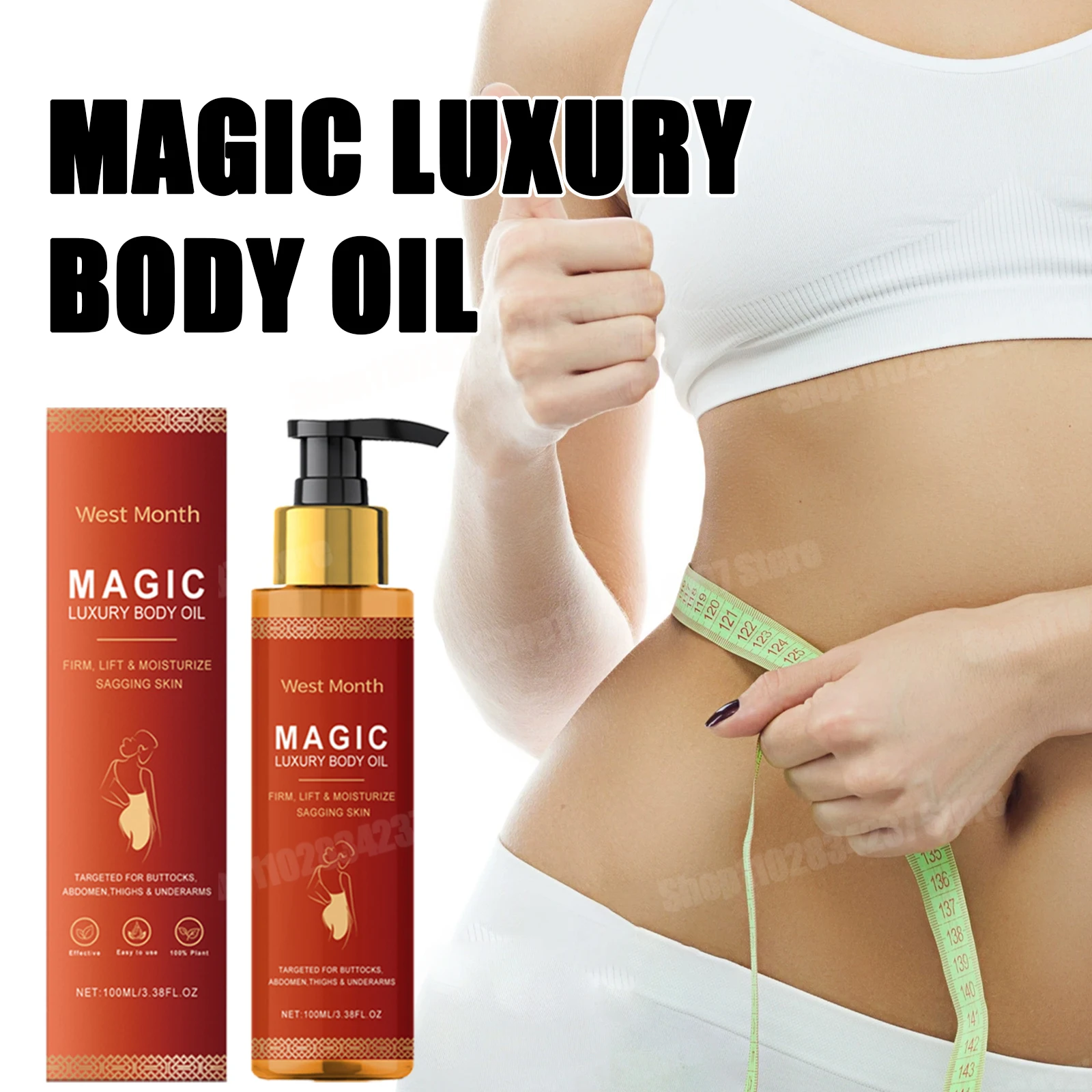 Magic Luxury Body Oil Deeply Moisturizing Dry Skin Tightening Elastic Chest Thighs Rejuvenating Repairing Nourishing Oil
Magic Luxury Body Oil Deeply Moisturizing Dry Skin Tightening Elastic Chest Thighs Rejuvenating Repairing Nourishing Oil